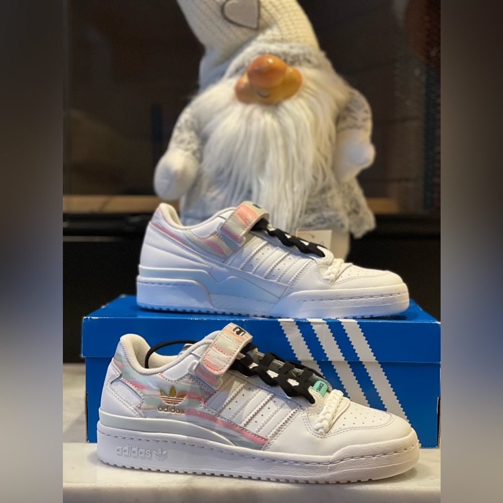 Adidas Originals WMNS Forum Low 'I Love Dance - Frozen Green Pink' FY5119